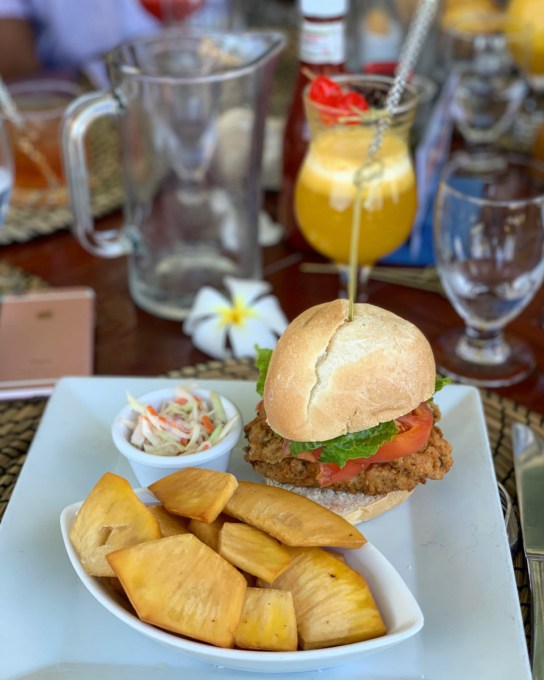 Flying Fish in Bajan Salt Bread