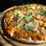 Lavender and Lovage Home-Made Seafood Pizza