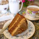 Coffee walnut cake