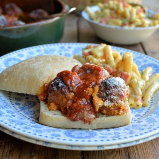 Hidden Veg Baked Meatball Subs (Sandwiches)