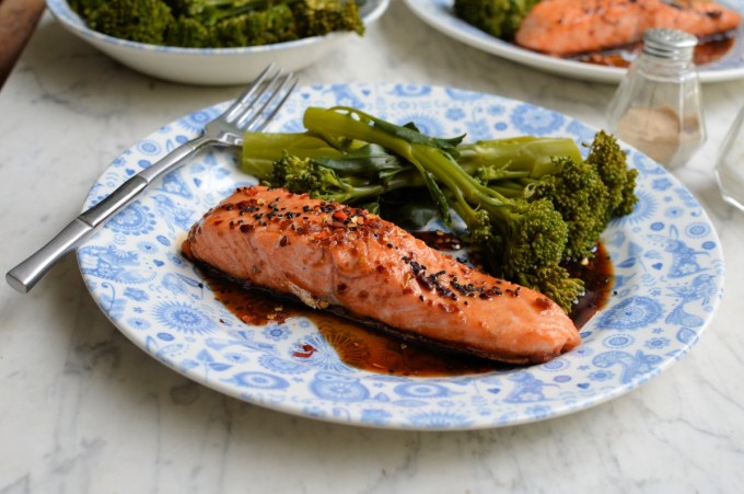 Balsamic Honey Chilli Salmon