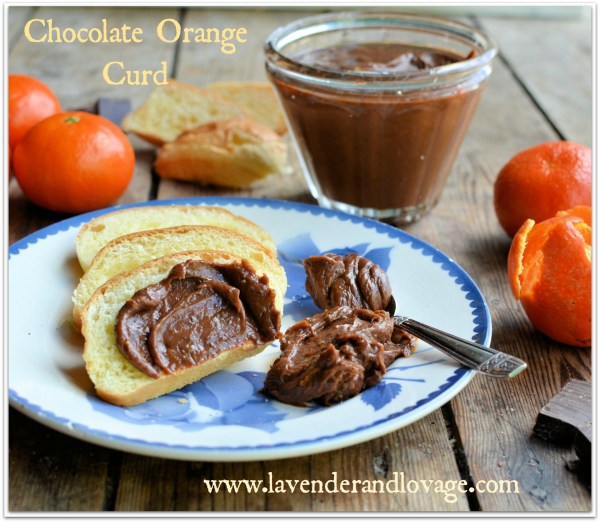 Chocolate Orange Curd with Godiva Chocolates and Clementines