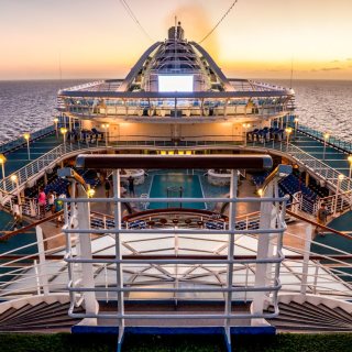 Caribbean Princess at Dusk