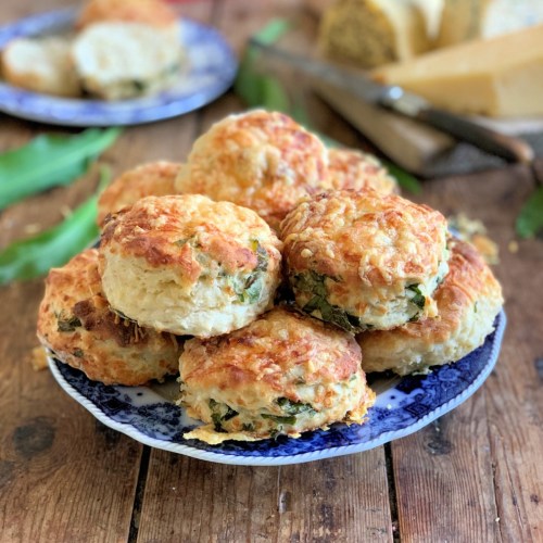 Sourdough Cheese & Wild Garlic Scones