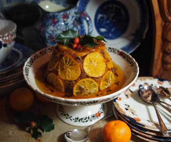 CLEMENTINE & BRANDY FRUIT PUDDING