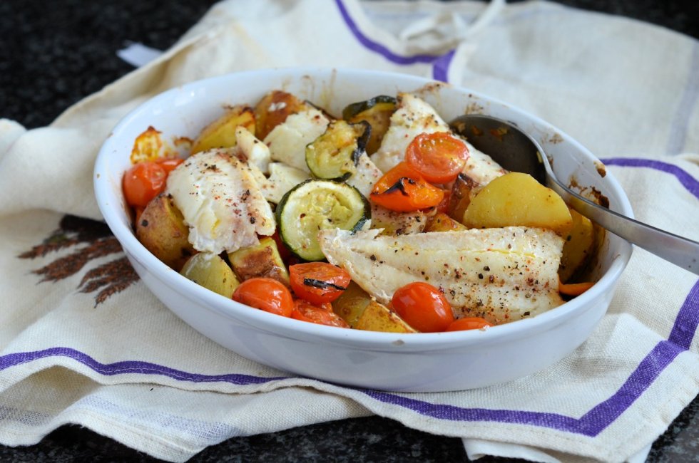 Recipe: Low-Calorie Fish on Friday - Mediterranean Wild Haddock Gratin (270 calories)