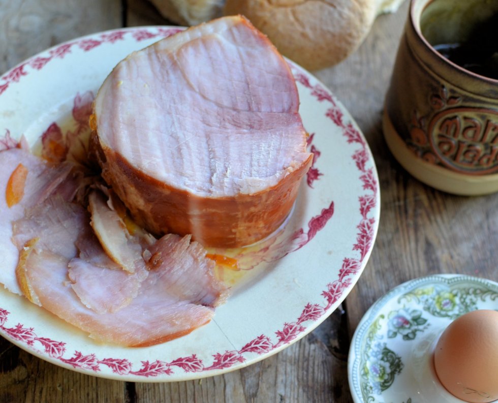 High Tea with Ham and Eggs and Marmalade Glazed Ham/Gammon Recipe