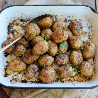 Oven Roasted Herb Crusted New Potatoes