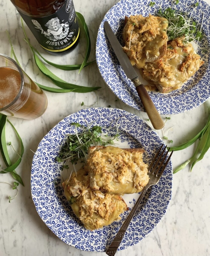 Crab Welsh Rarebit