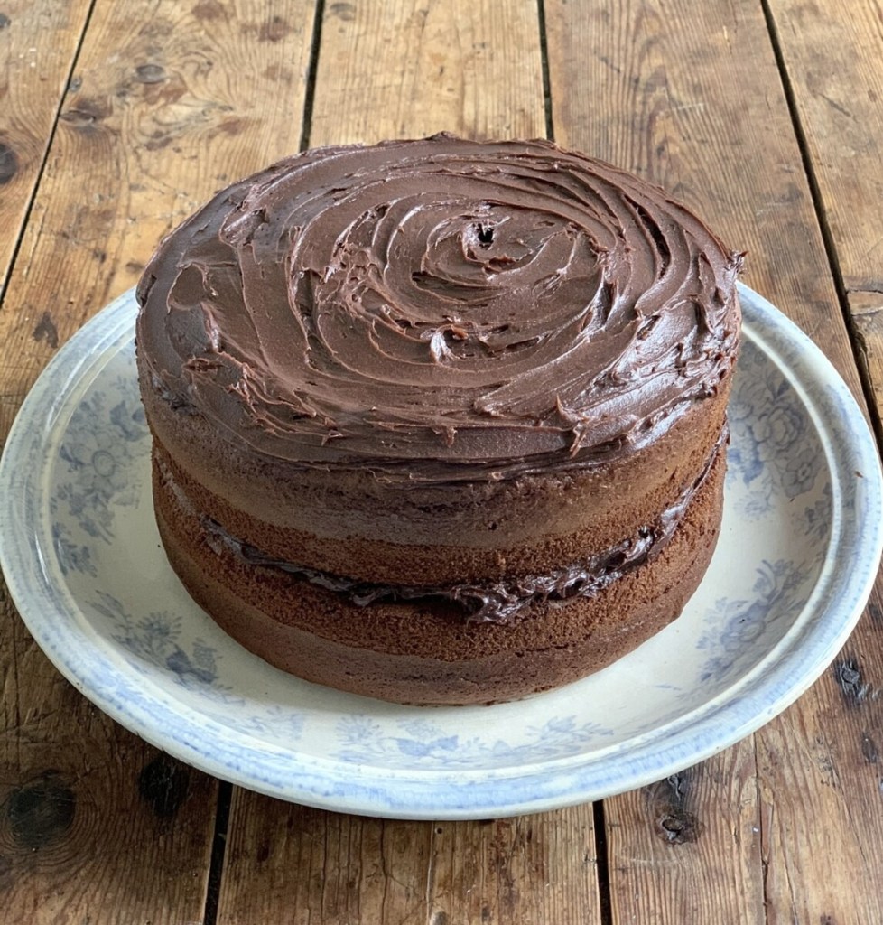 1960's Evaporated Milk Chocolate Cake