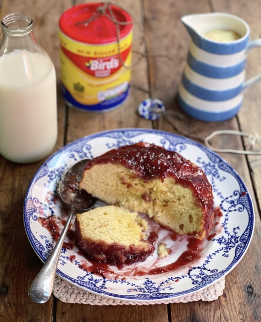 Steamed Jam Pudding in the Ninja Foodi