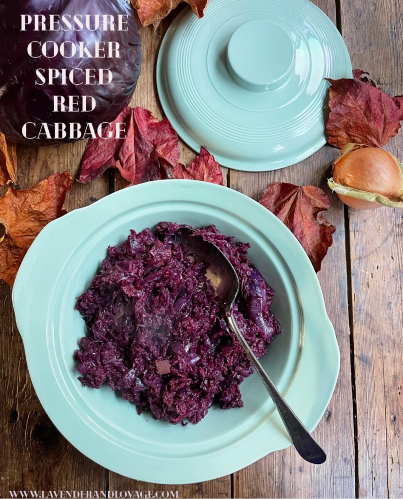 Pressure Cooker Spiced Red Cabbage