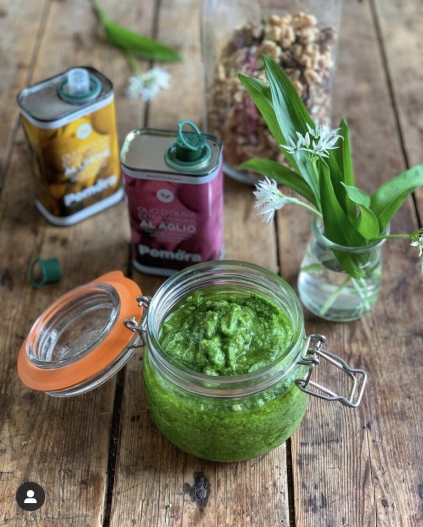 Wild Garlic & Walnut Pesto