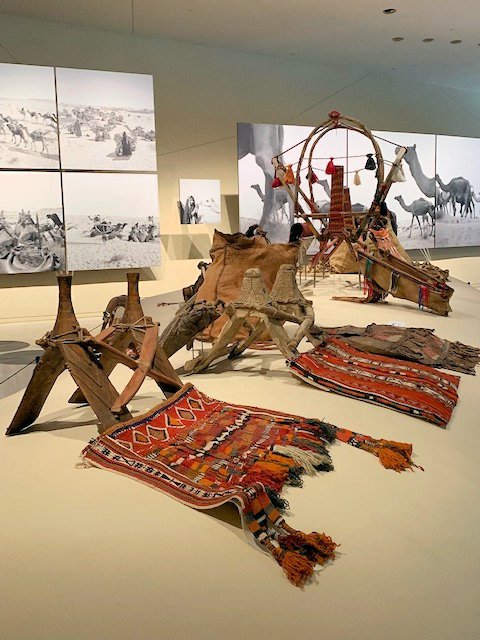 Camel Saddlebags at the National Museum of Qatar