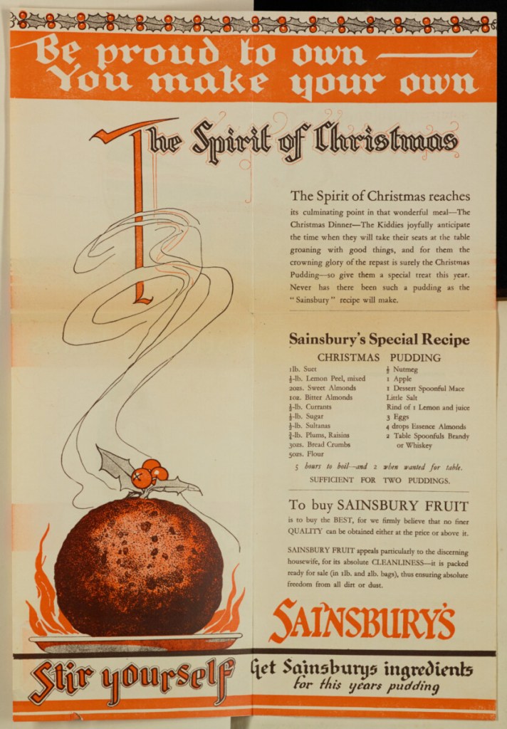 1930's Special Christmas Pudding