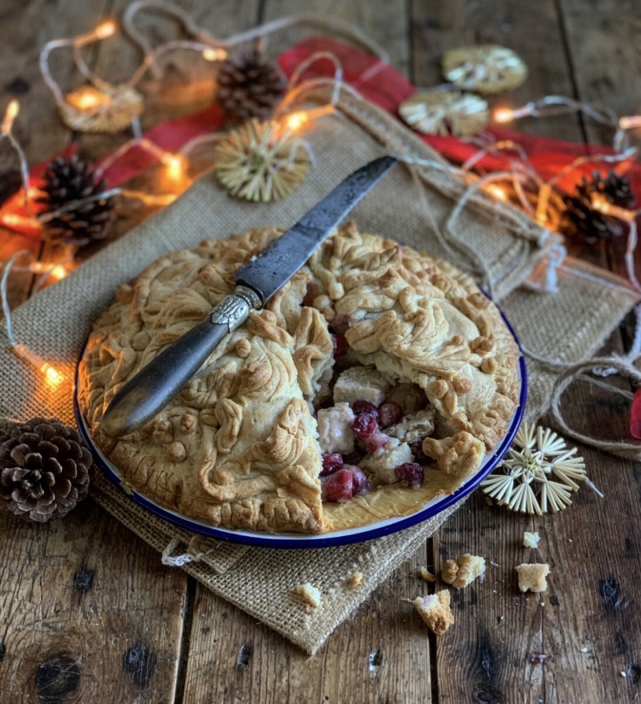 Betwixtmas Pie with Christmas Leftovers