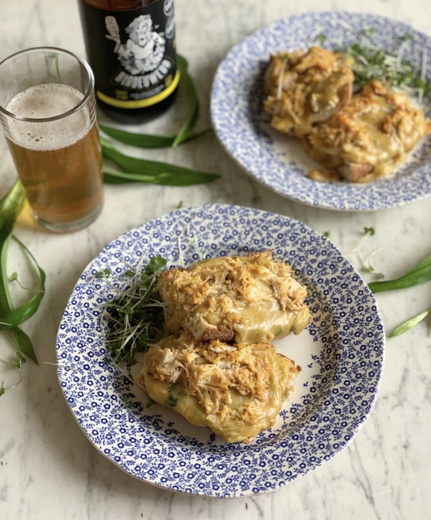 Crab Welsh Rarebit