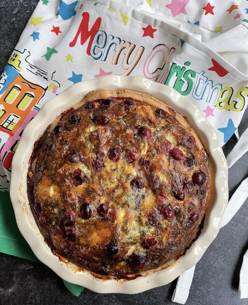 Cheeseboard, Cranberry & Ham Quiche