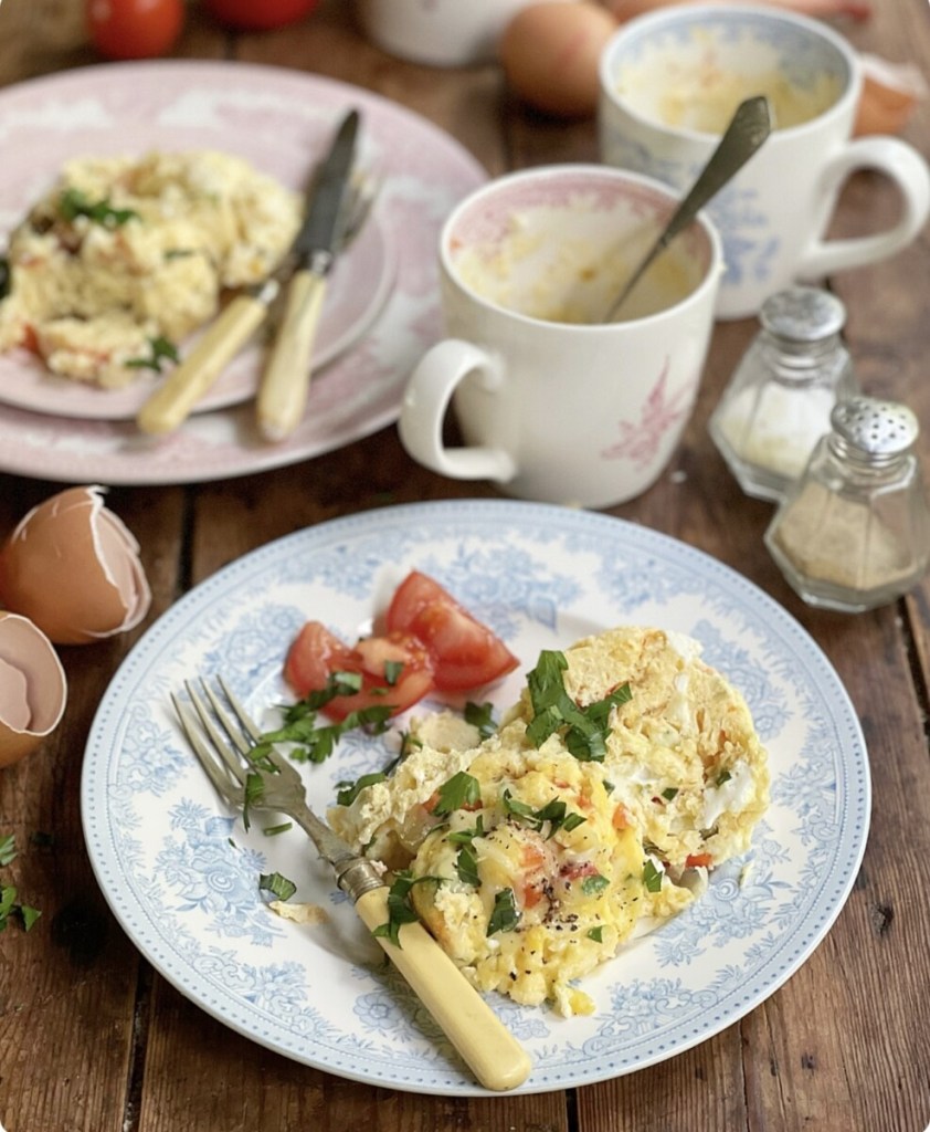 Microwave Omelette in a Mug