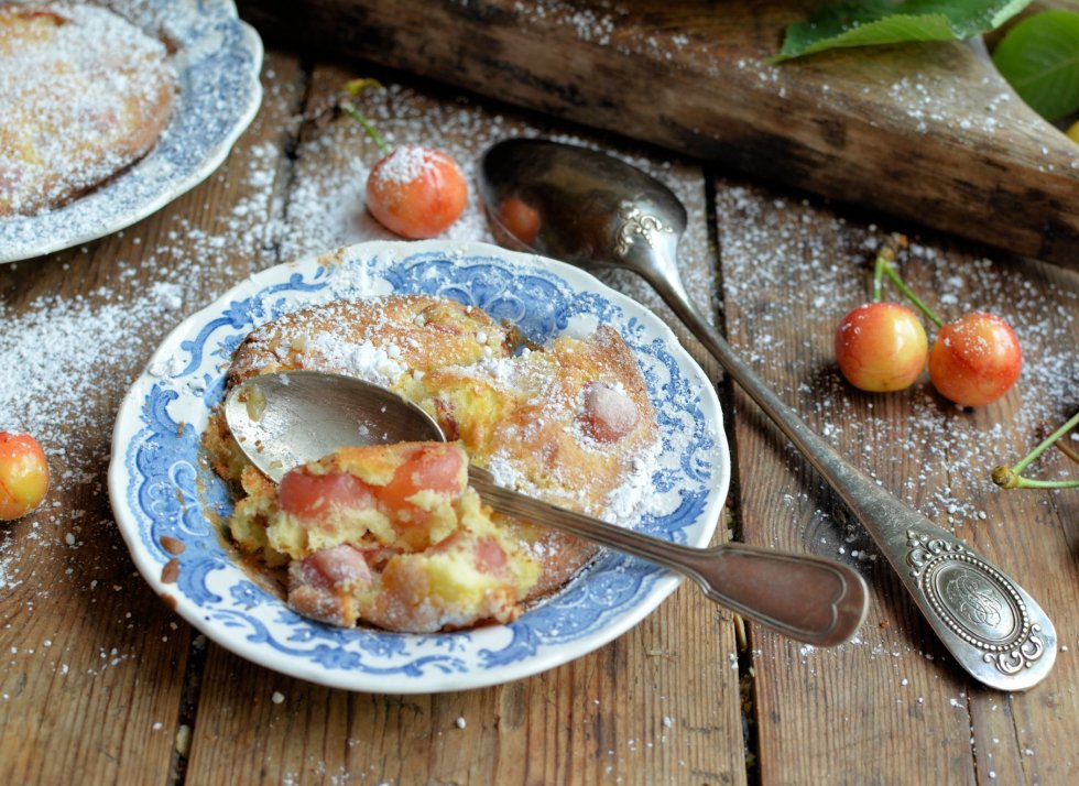 Kentish Cherry Batter Puddings