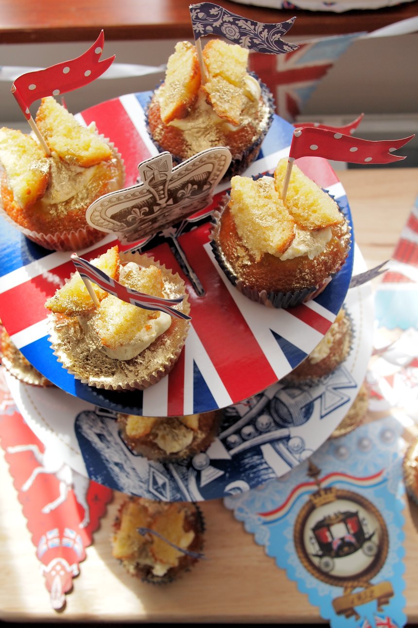 Royal Elderflower & Lemon Curd Butterfly Cakes