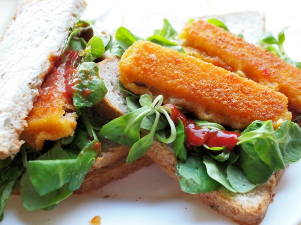 Fish Finger Sandwiches for Tea