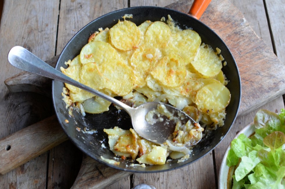 Country Cottage Comfort Food: Nanny's Pan Haggerty