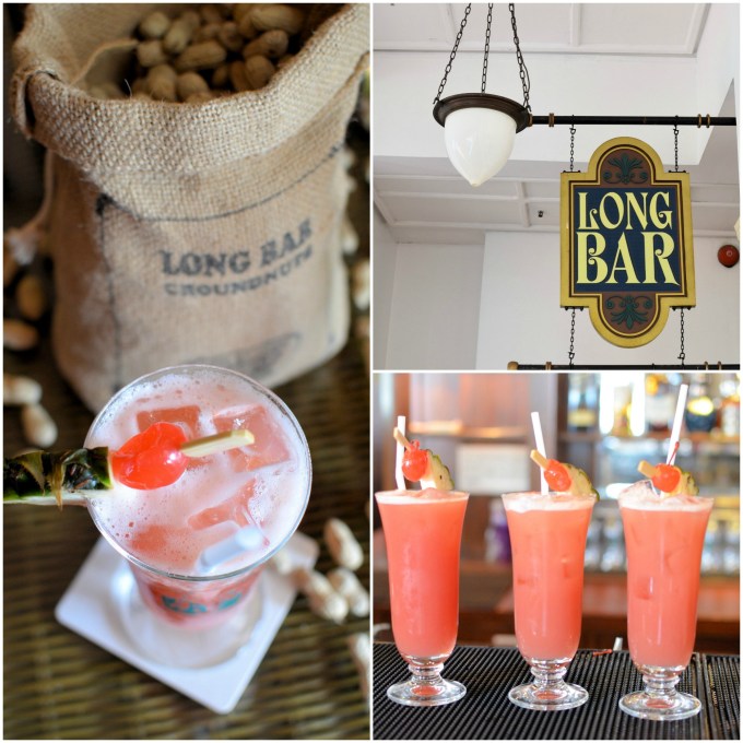 Singapore Sling at The Long Bar, Raffles Hotel