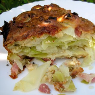 Rustic French Food, Cabbage and Galette au Chou