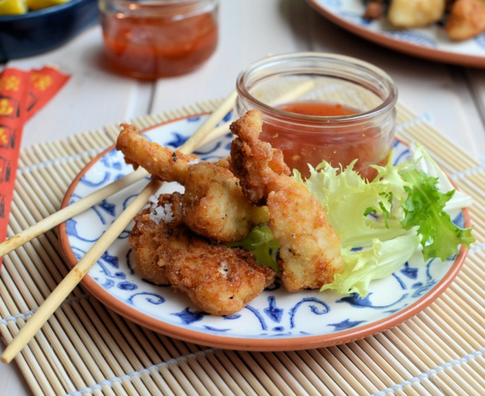 salt and pepper fish goujons