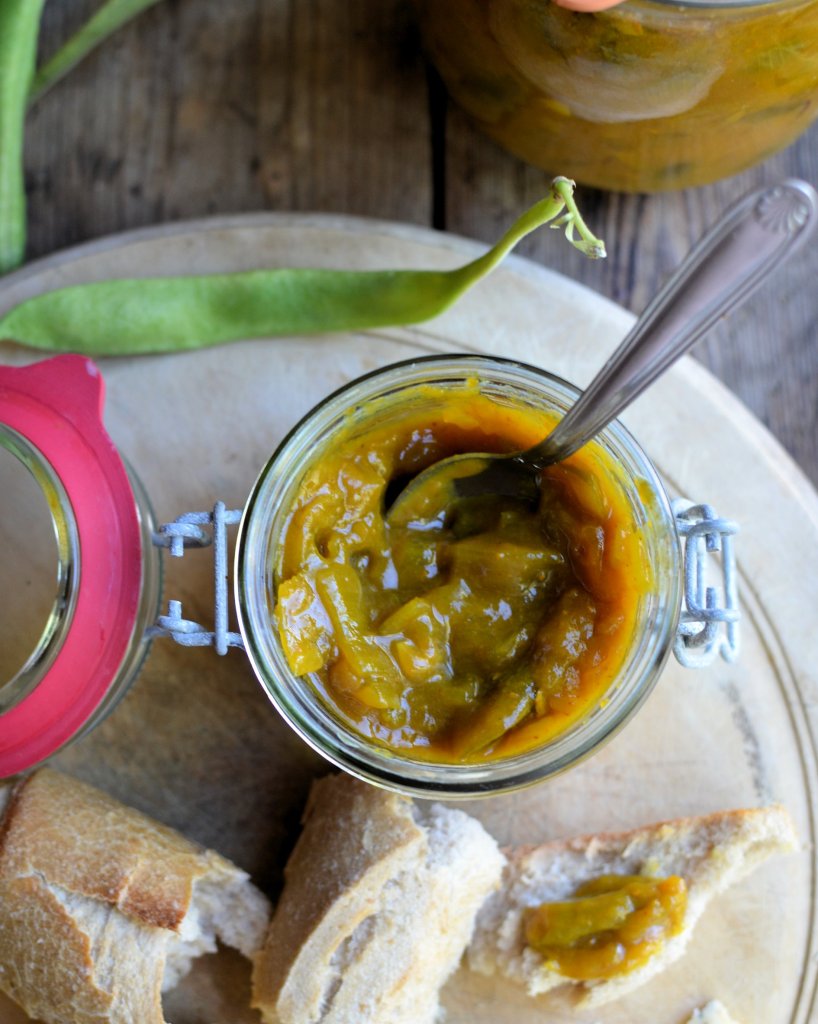 Spiced Runner Bean Pickle