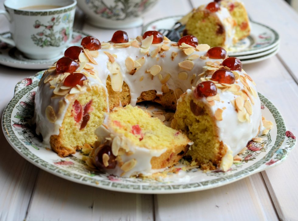 The Great British Bake Off and my Mary Berry Cherry Cake Recipe