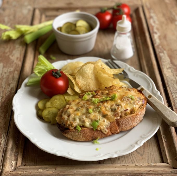 Piquant Tuna Melt with Smoked Cheese